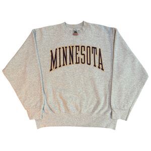 Vintage University of Minnesota Golden Gophers Crewneck Sweatshirt Mens XL FOTL